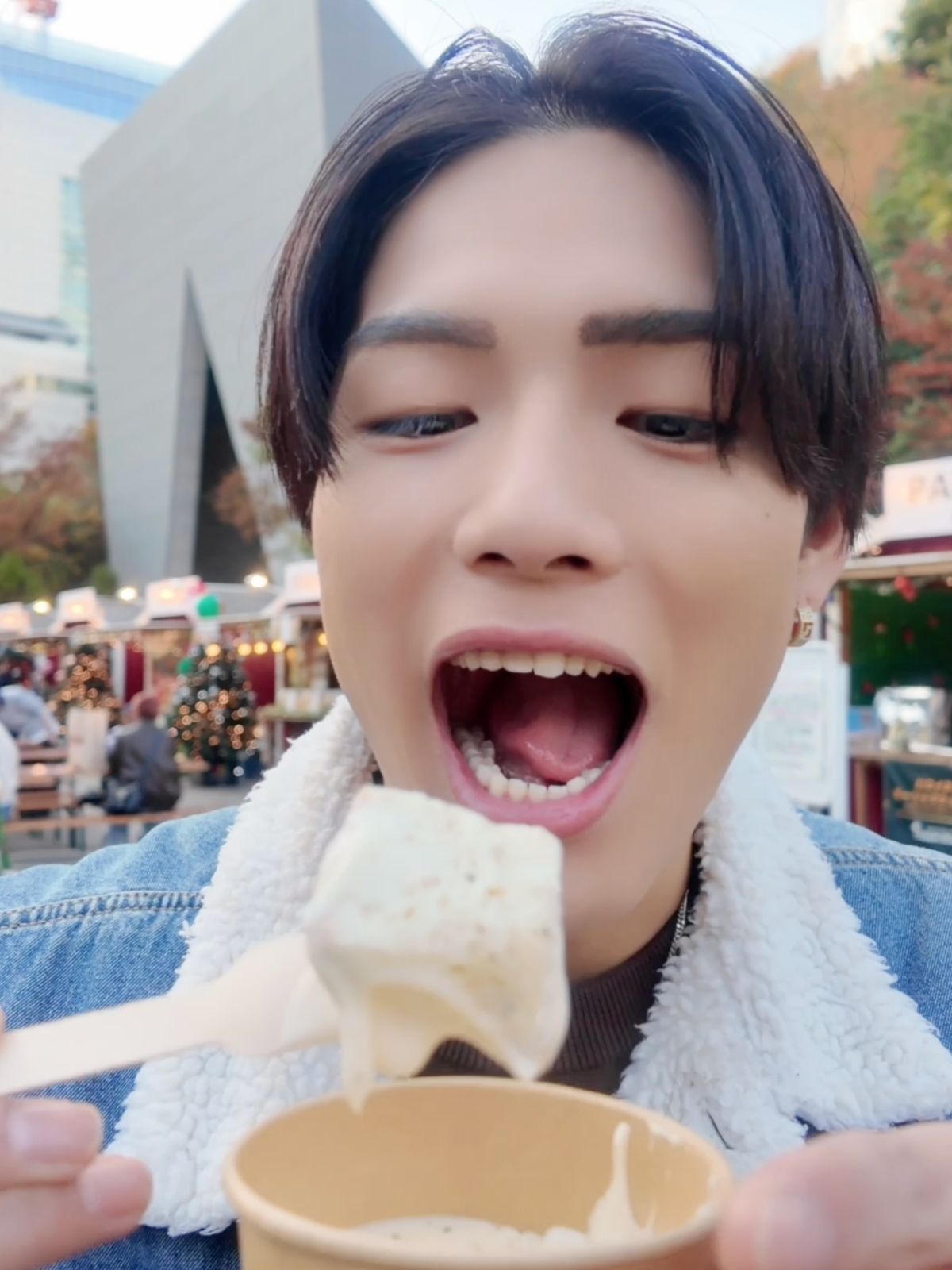 カエデとクリスマスマーケット